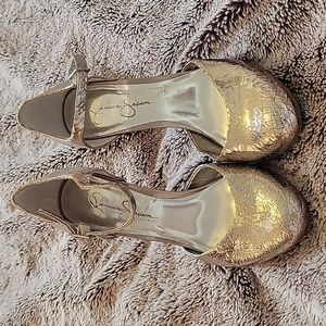 Jessica Simpson Ginlane silver heels